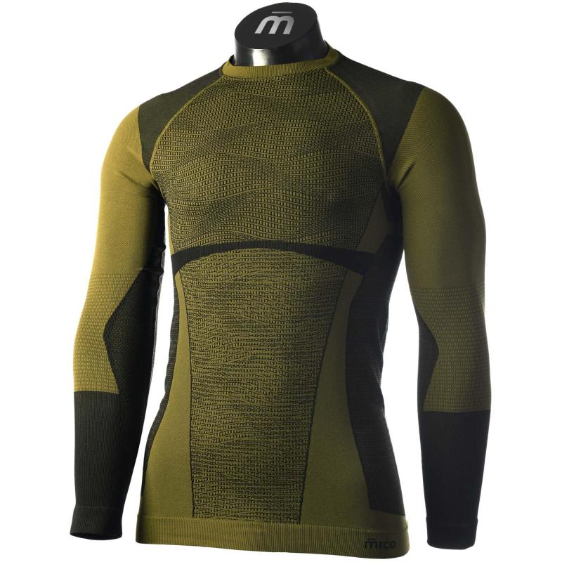 MICO Warm Control Skintech - Maglia Termica Girocollo da Uomo Manica Lunga IN01850