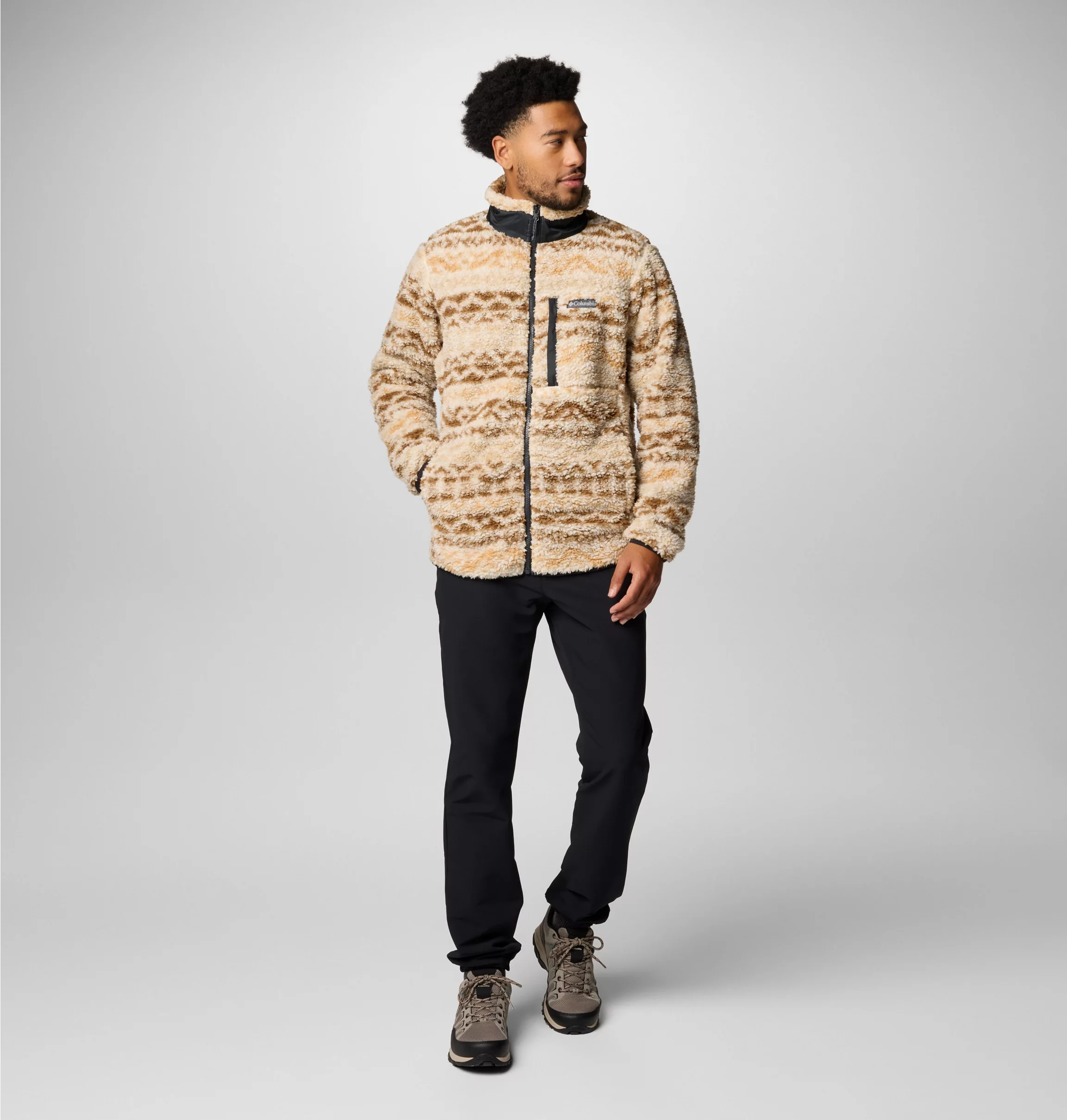 Columbia Winter Pass II printed fleece in brown