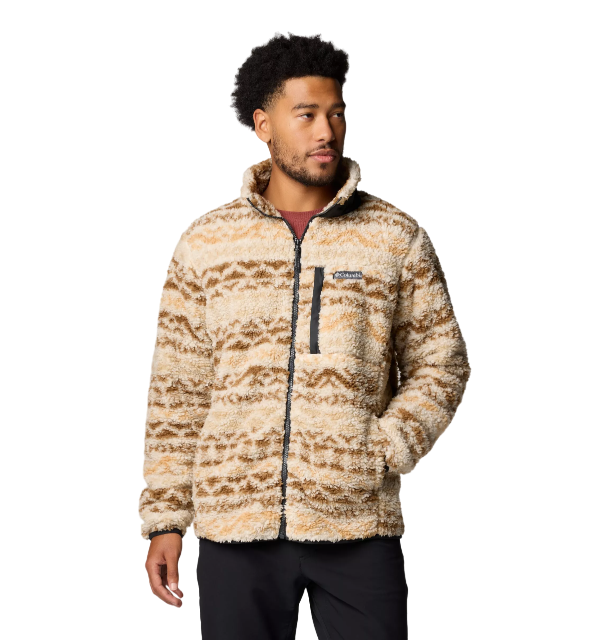 Columbia Winter Pass™ II Printed Fleece Giacca in pile Sherpa da Uomo  (AM5967-279)