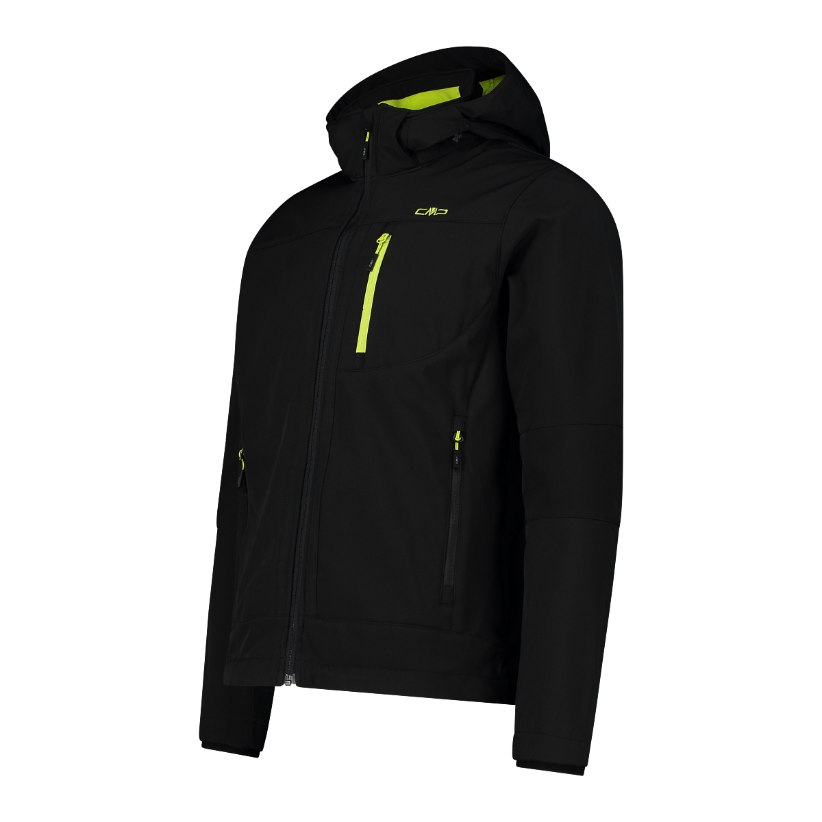 Giacca Softshell CMP Uomo Con Cappuccio Staccabile - Ripstop, Impermeabile, Clima Protect, 35A1717