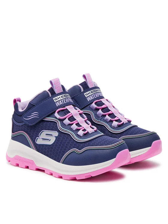 SKECHERS Storm Blazer - Scarpa da Trail/Trekking Bambina e Ragazza Streamline Coast 303451L BKMT WATERPROOF - immagine 3