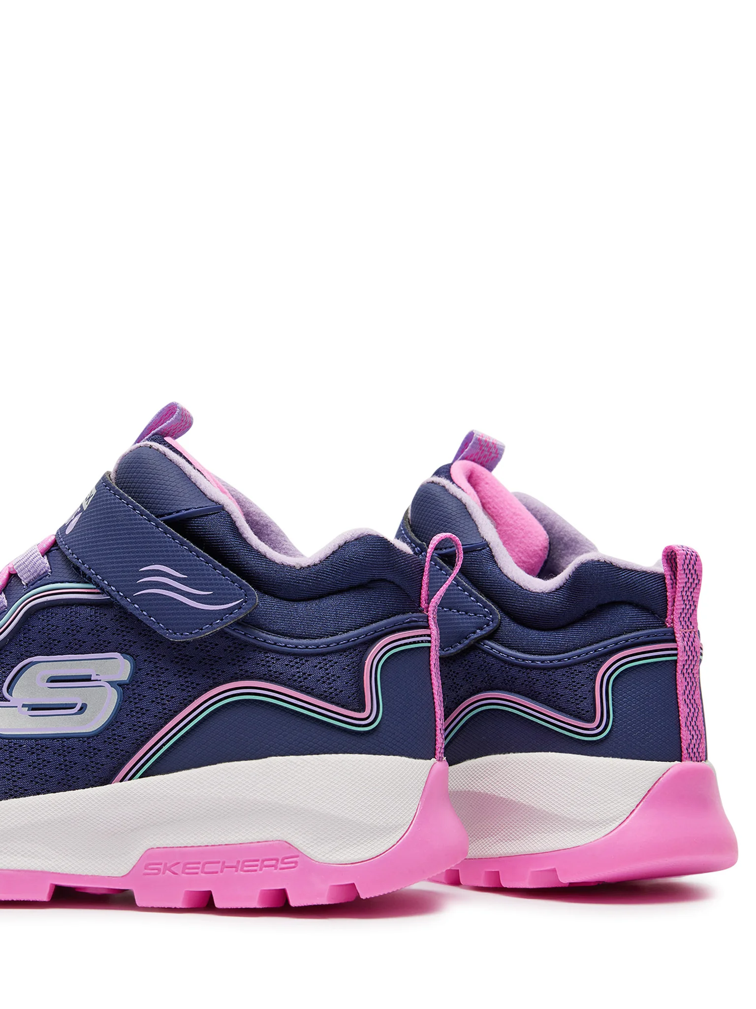 SKECHERS Storm Blazer - Scarpa da Trail/Trekking Bambina e Ragazza Streamline Coast 303451L BKMT WATERPROOF - immagine 6
