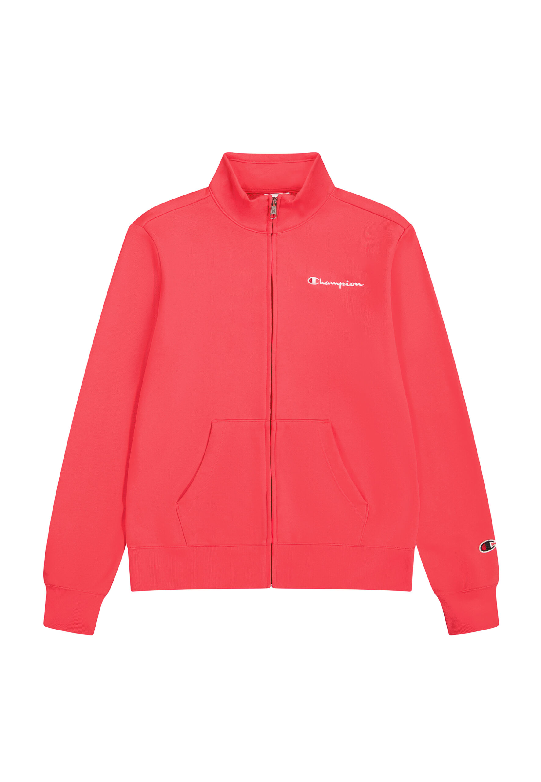 Champion Felpa Full Zip da Donna in Cotone Garzato 117751