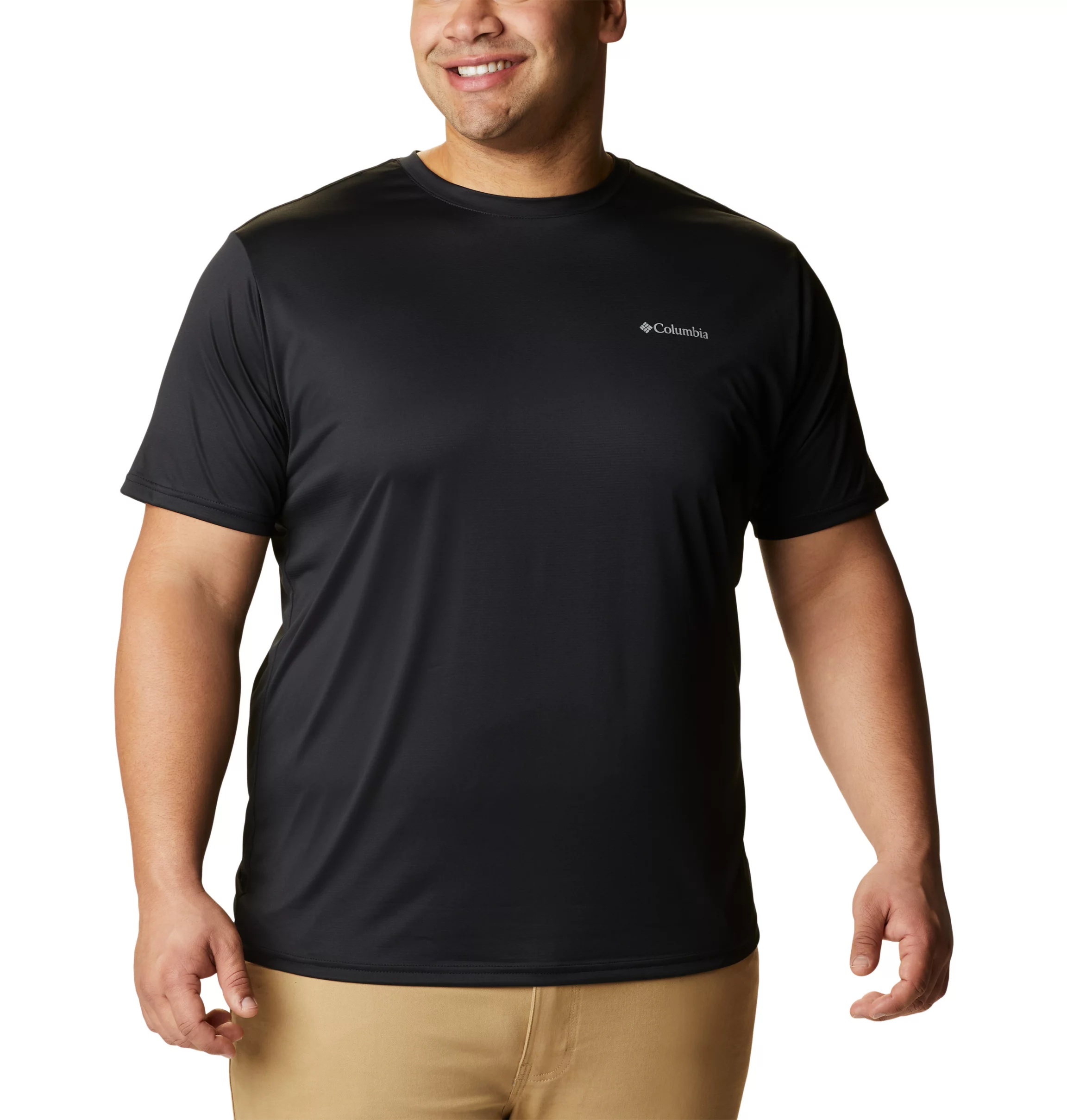 COLUMBIA Hike™ Crew – T-Shirt Tecnica Traspirante da Uomo Taglie Forti (AS1419-010)