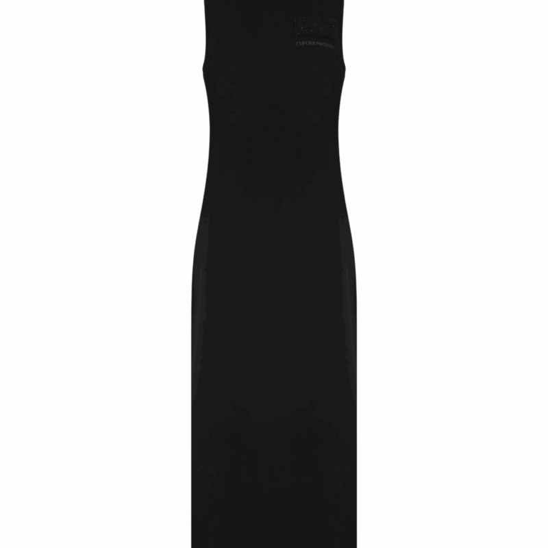 EA7 EMPORIO ARMANI Abito Lungo da Donna Logo Series in Cotone Stretch - 7W000180