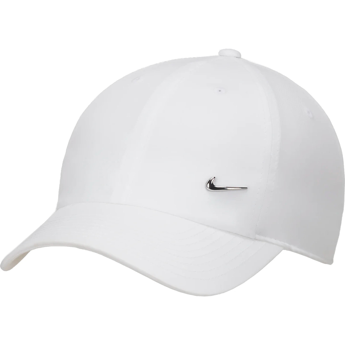 Nike Dri-FIT Club - Cappello Unisex Adulto con Swoosh in metallo (FB5372-100)