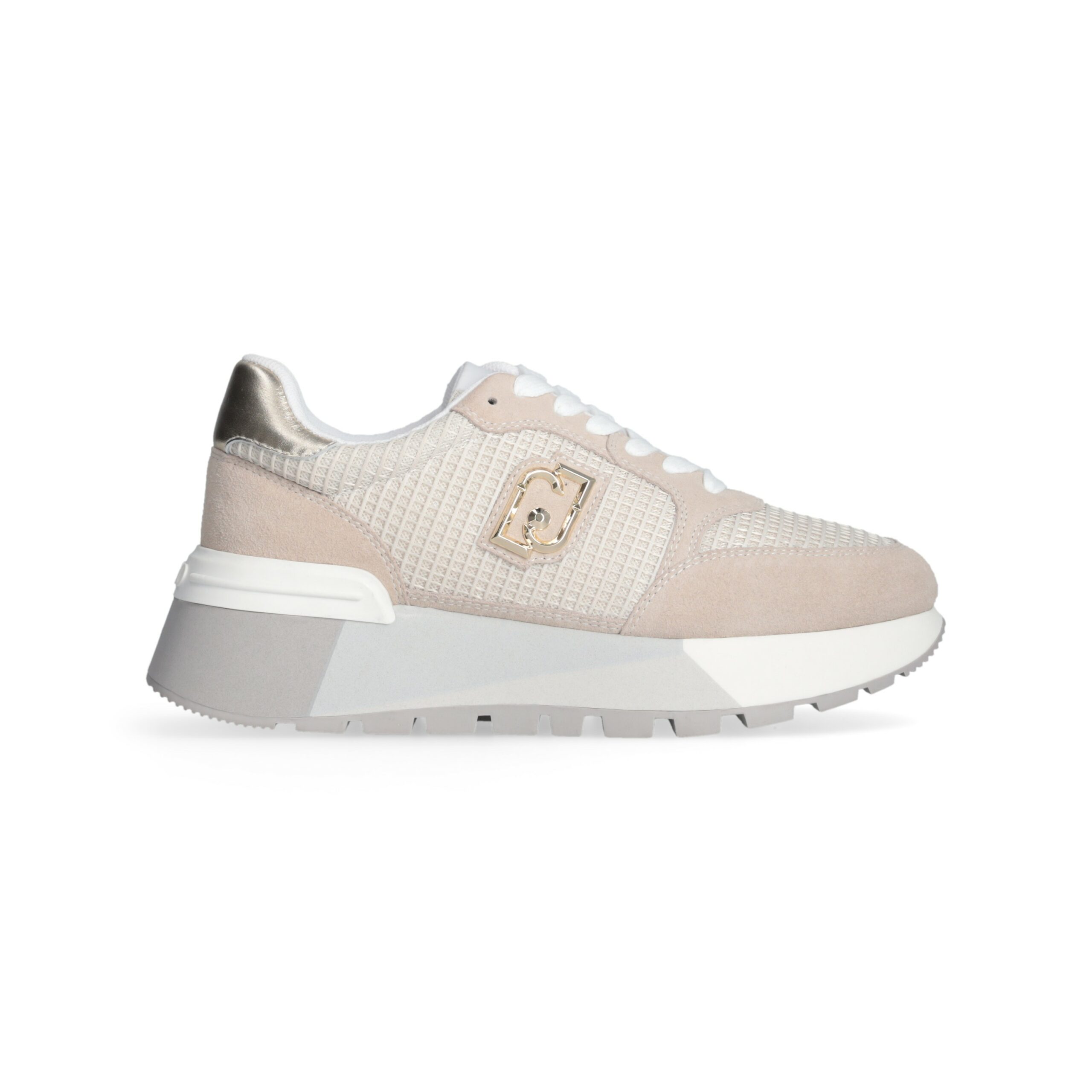 LIU JO Amazing 25 - Sneakers platform in suede e mesh da Donna