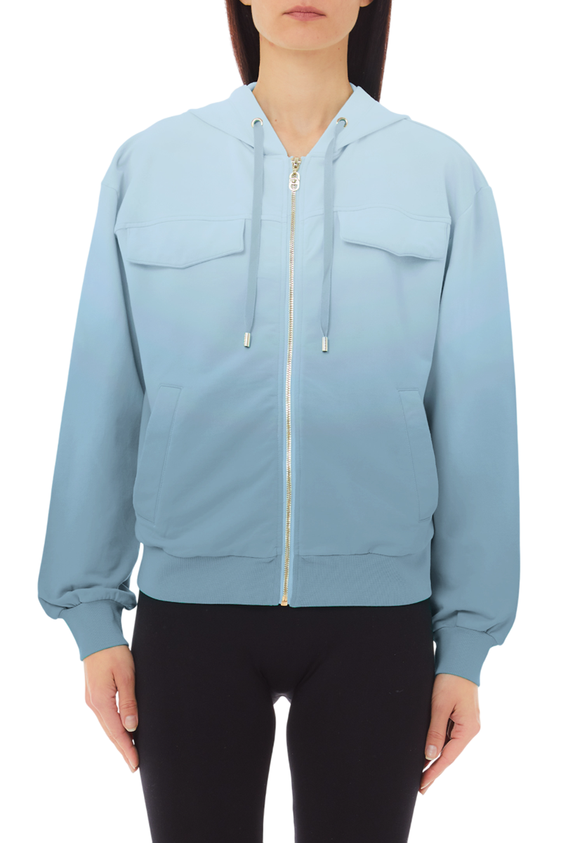 LIU JO Felpa Cappuccio Donna Cotone Stretch TA5113