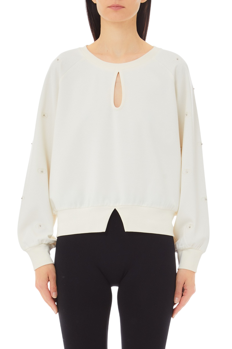 Liu Jo Felpa Donna in Interlock di Viscosa TA5189