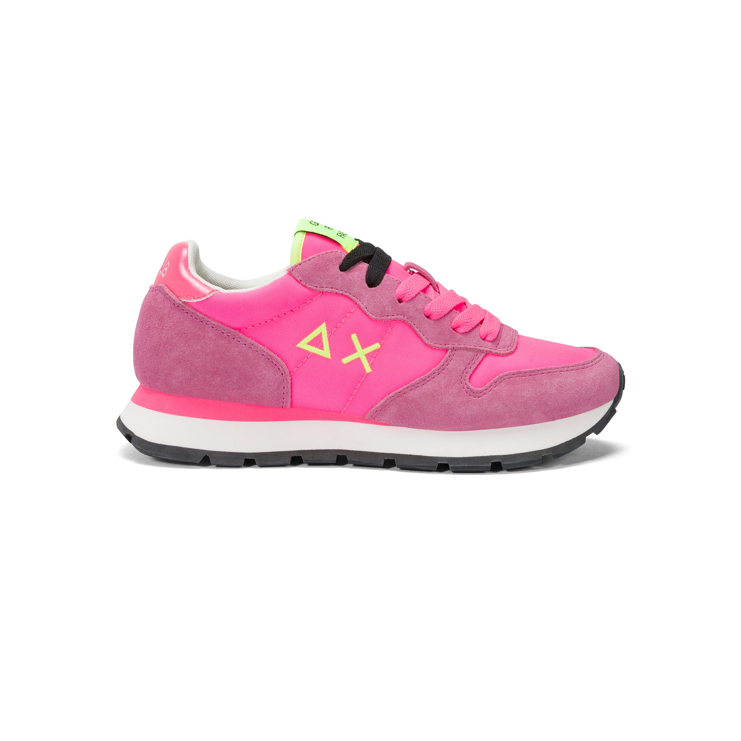 SUN68 Ally Solid Nylon Fuxia Fluo – Sneaker da Donna – Z35201