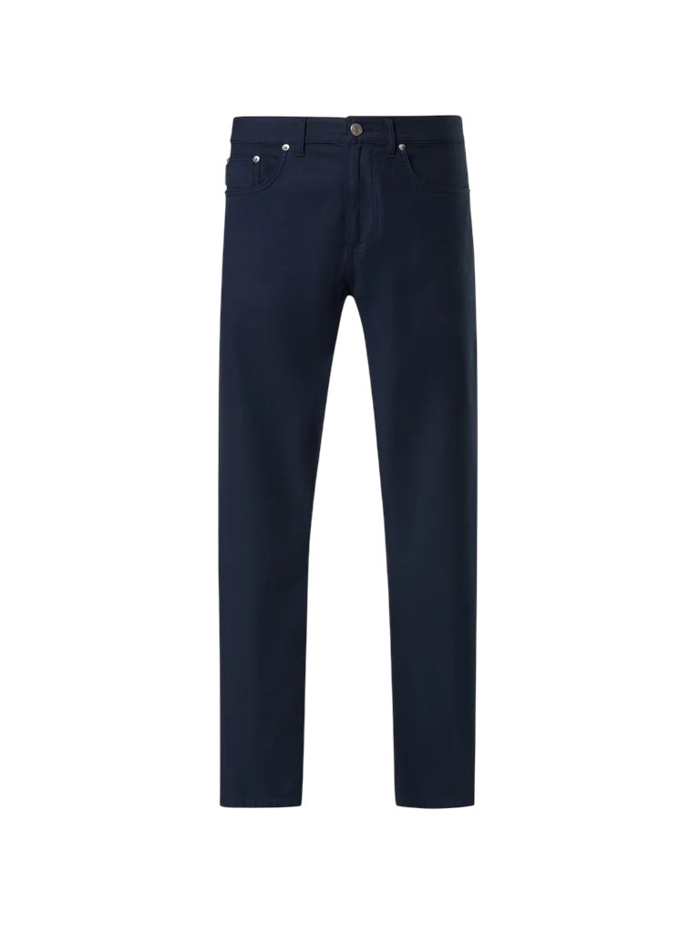 North Sails Pantaloni 5 tasche in dobby stretch 673121