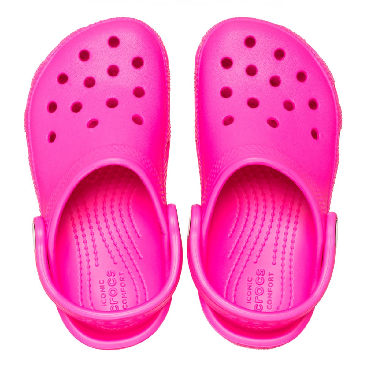 CROCS Classic Clog T - Sabot Unisex per Bambini e Ragazzi - 206990/206991 Pink Crush - immagine 4