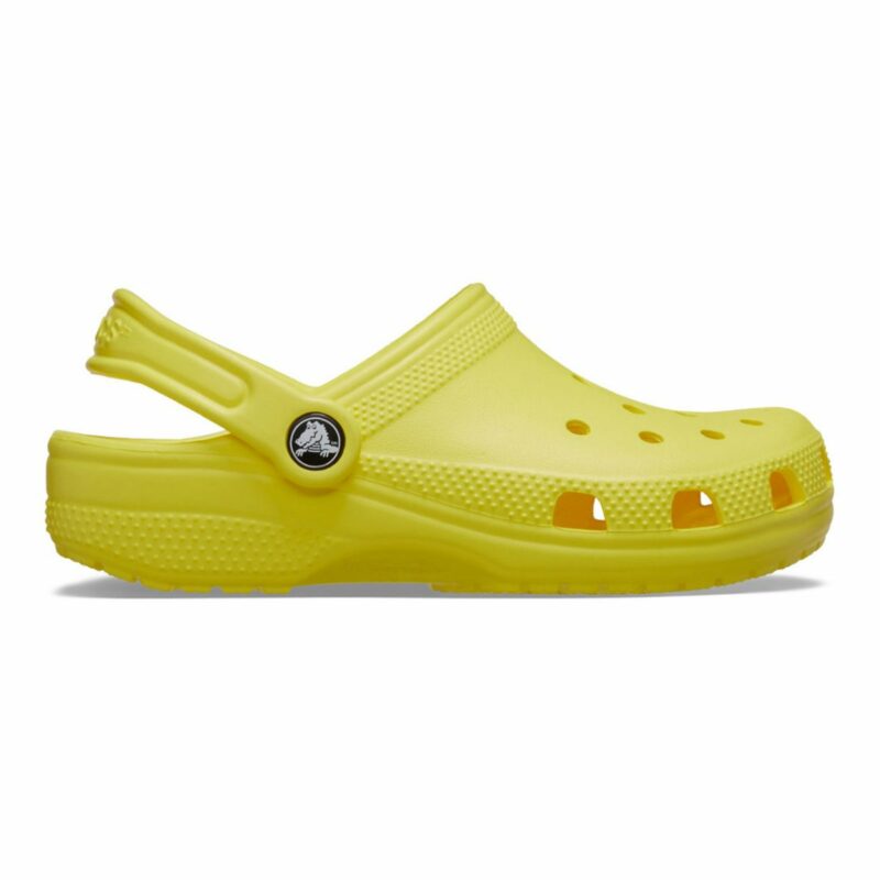 CROCS Classic Clog T - Sabot Unisex per Bambini e Ragazzi - 206990/206991 Cyber Yellow
