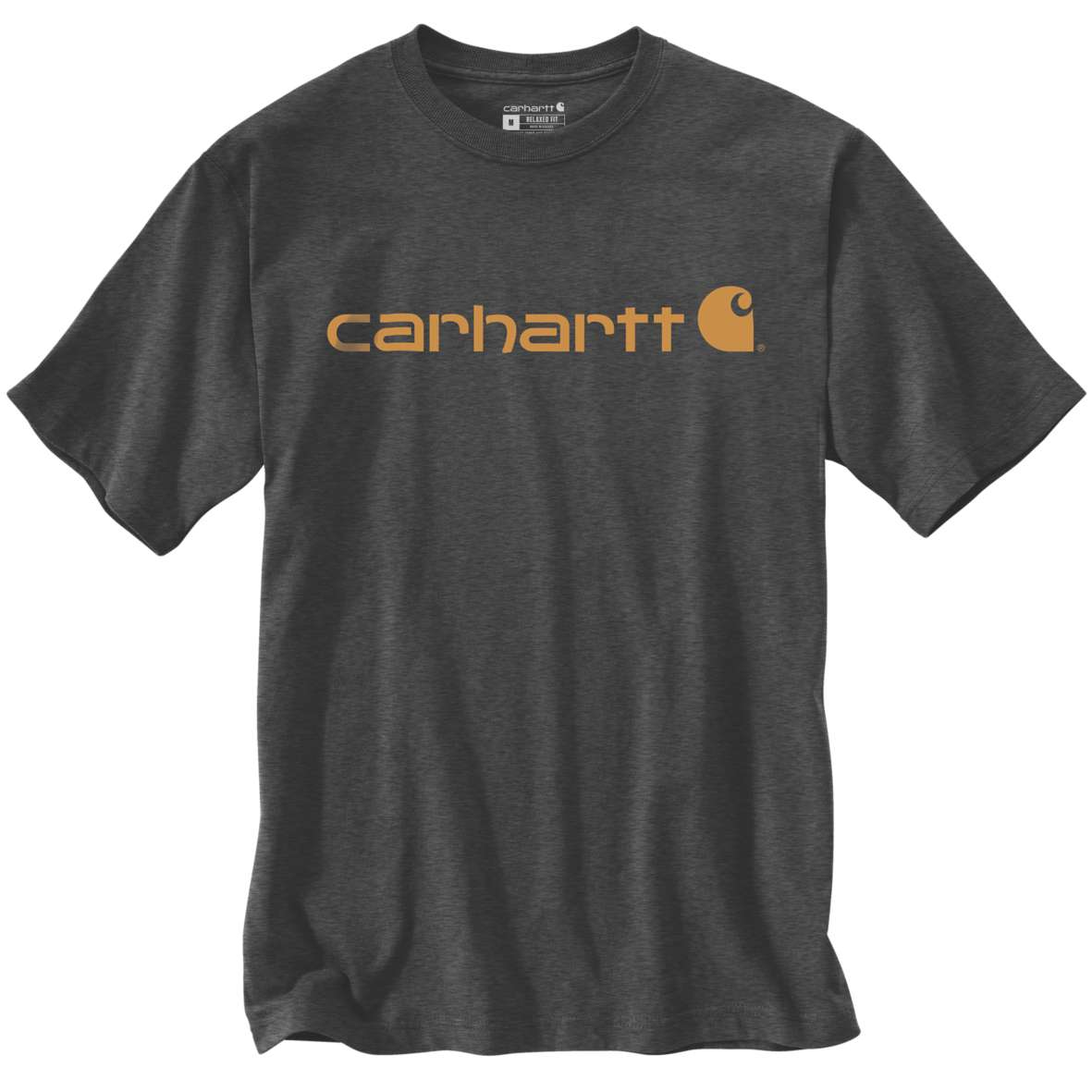 CARHARTT Relaxed Fit Heavyweight Logo Short Sleeve Logo Graphic – T-Shirt a Manica Corta da Uomo – TK3361