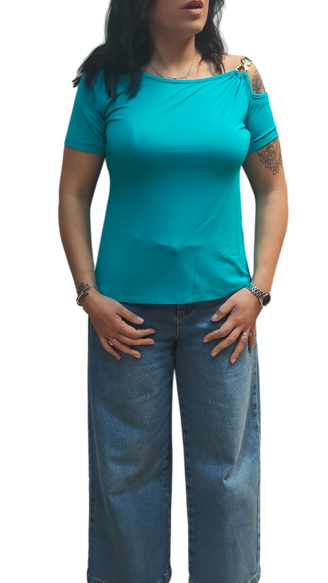 MaglificioSangiorgio t-Shirt con Accessorio 8815