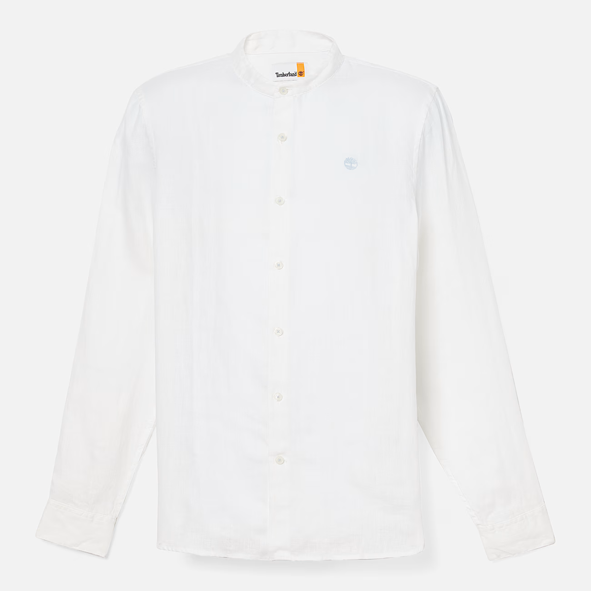 TIMBERLAND Camicia con Colletto alla Coreana in Lino Mill Brook da