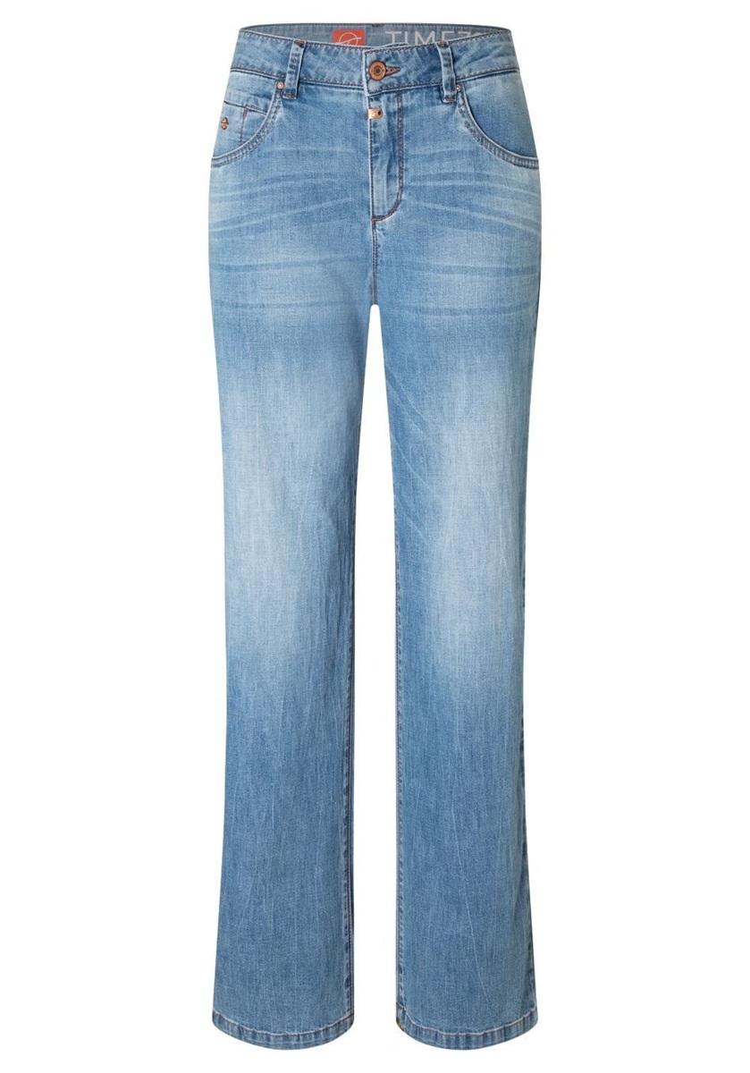 Timezone CoraTZ Womenshape – Jeans da donna Comfort vita alta – vestibilità regolare – blu 10099