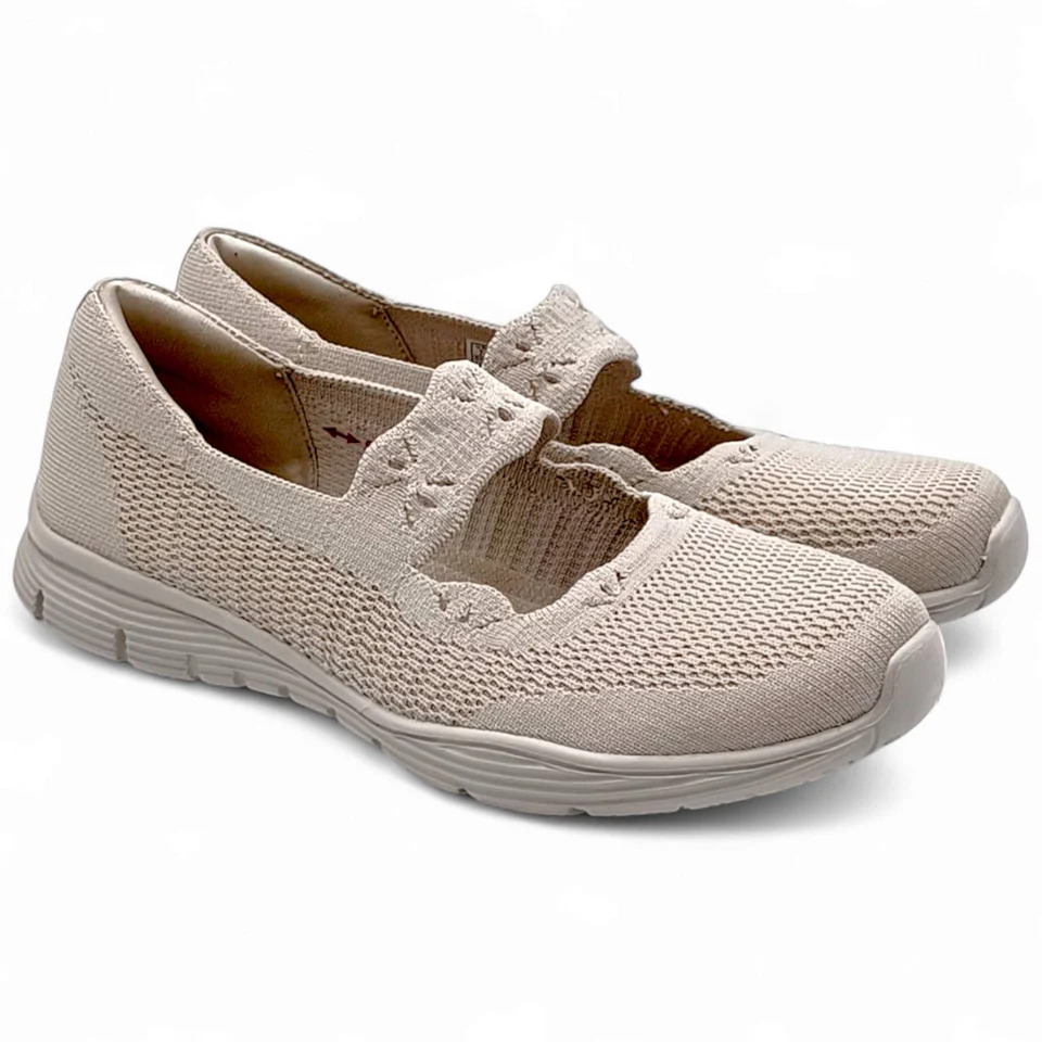 Skechers Ballerina beige in tessuto Donna SEAGER CUTE N'COY159078