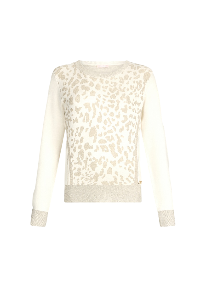 Liu Jo Maglia animalier Donna Girocollo TF5172