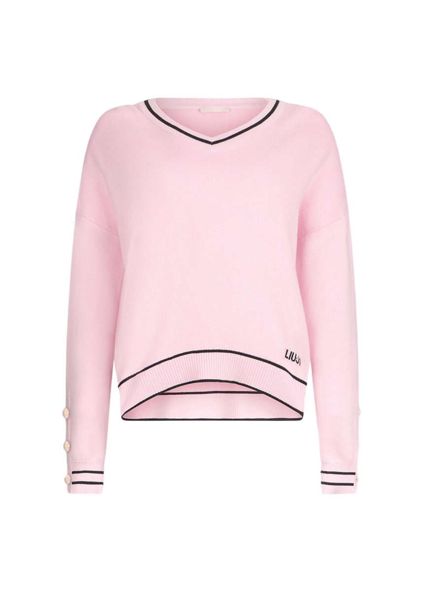 Liu Jo Maglia Donna in misto seta TF5229