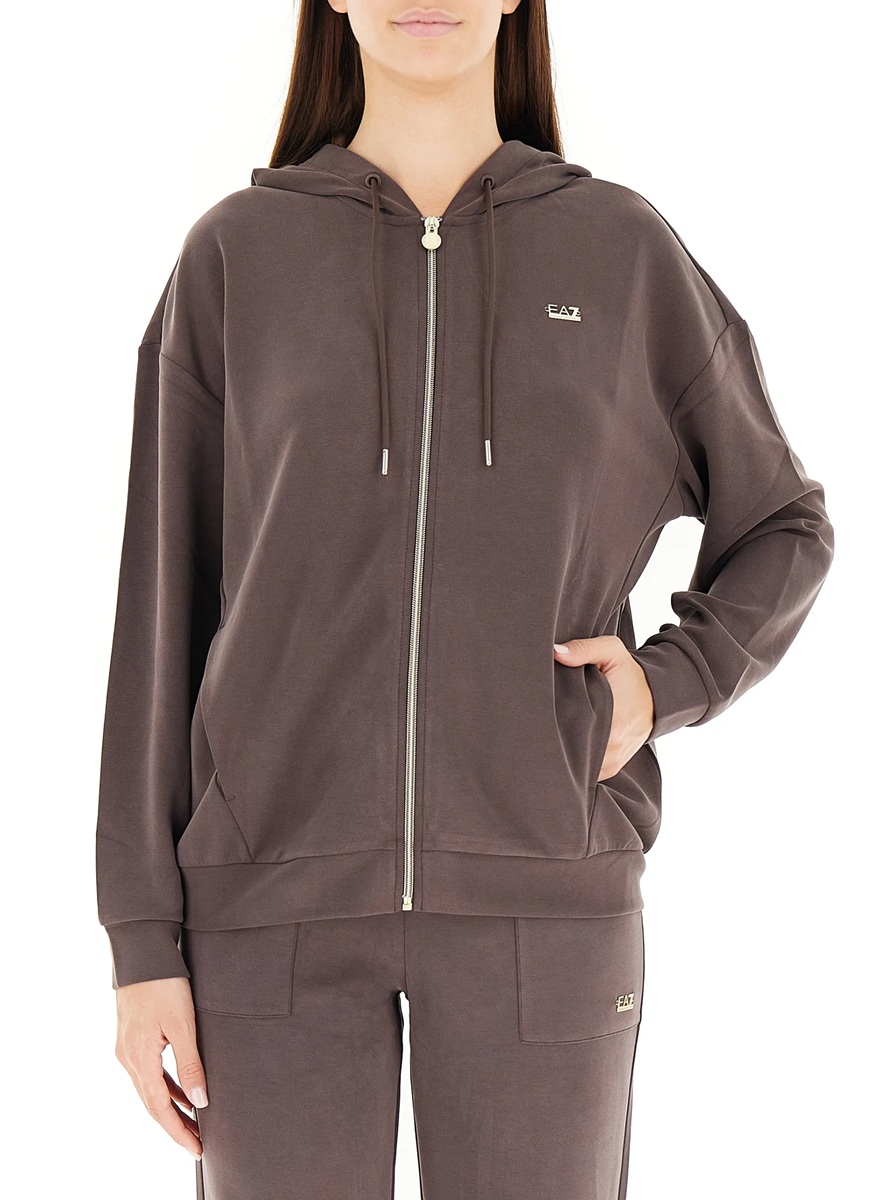 Hoodie Amazon Felpe Armani EA7 EMPORIO ARMANI Felpa Da Donna Con