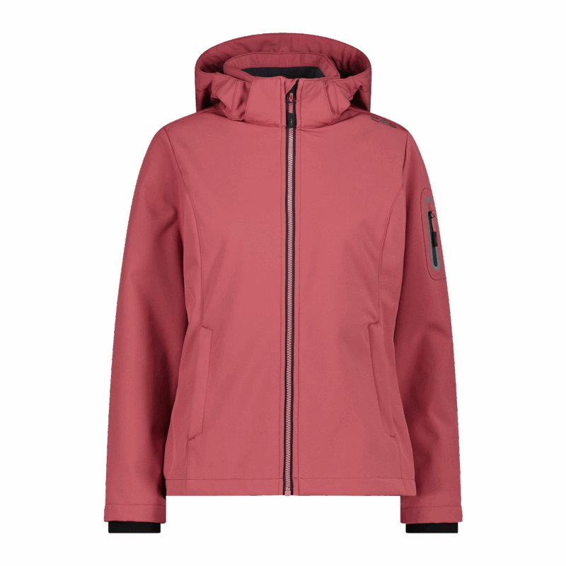 CMP Giacca Donna in Softshell con Cappuccio Staccabile – 39A5006 – B709