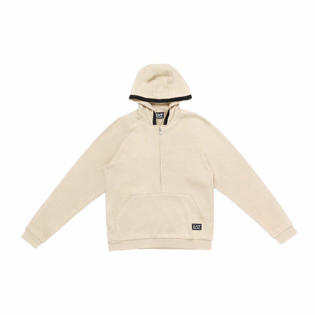 EA7 EMPORIO ARMANI Felpa da Bambini e Ragazzi con cappuccio Logo Series Boy in misto cotone felpato - 7B000192