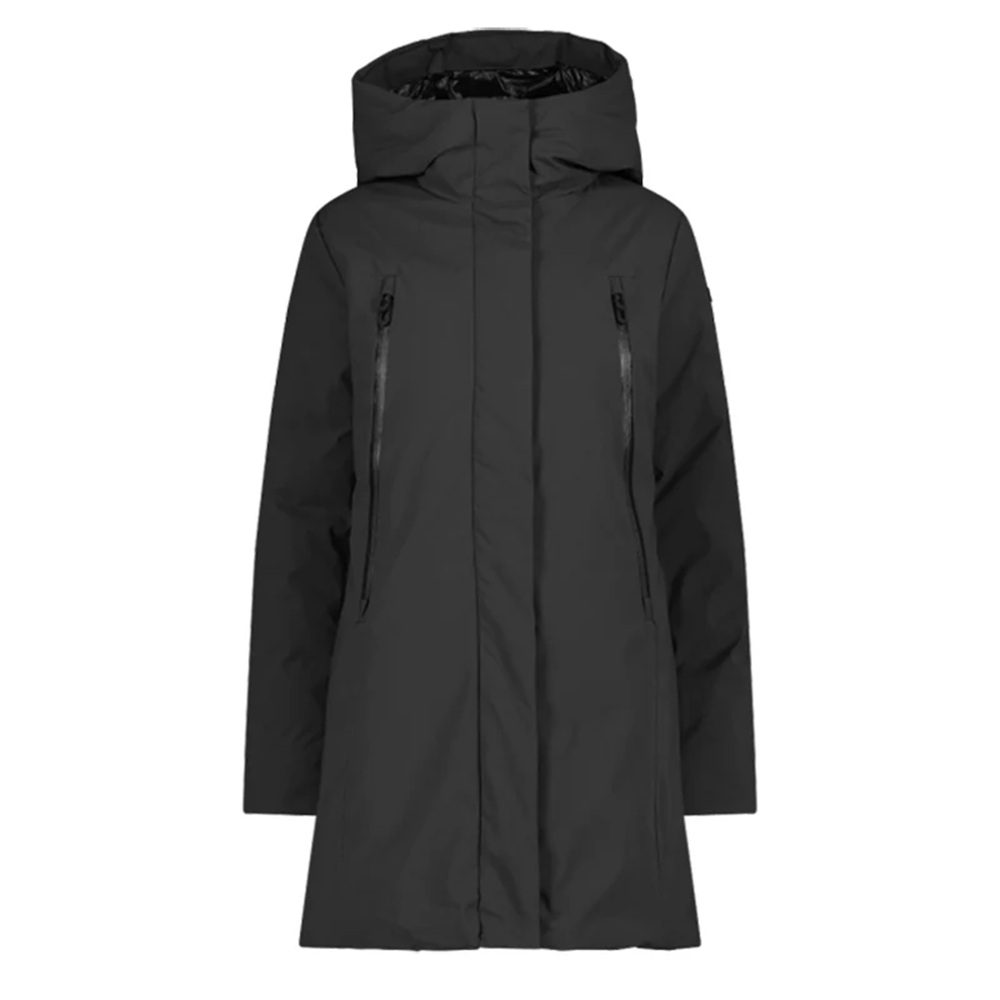 CMP Cappotto Lungo da donna con cappuccio - 35K3596 / U901