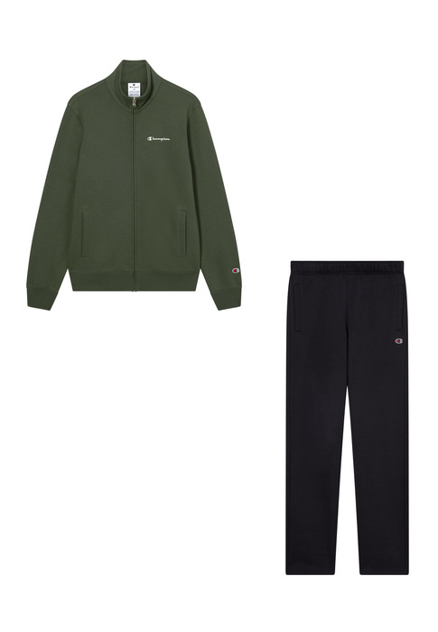 Champion Tuta da Uomo Full Zip in Cotone Felpato – 221786