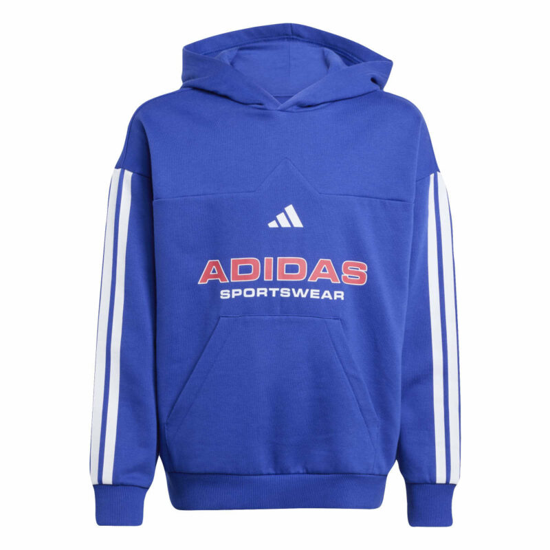 Adidas House of Tiro Hoodie Fleece - Felpa con cappuccio in tessuto felpato per bambini (KB7712)