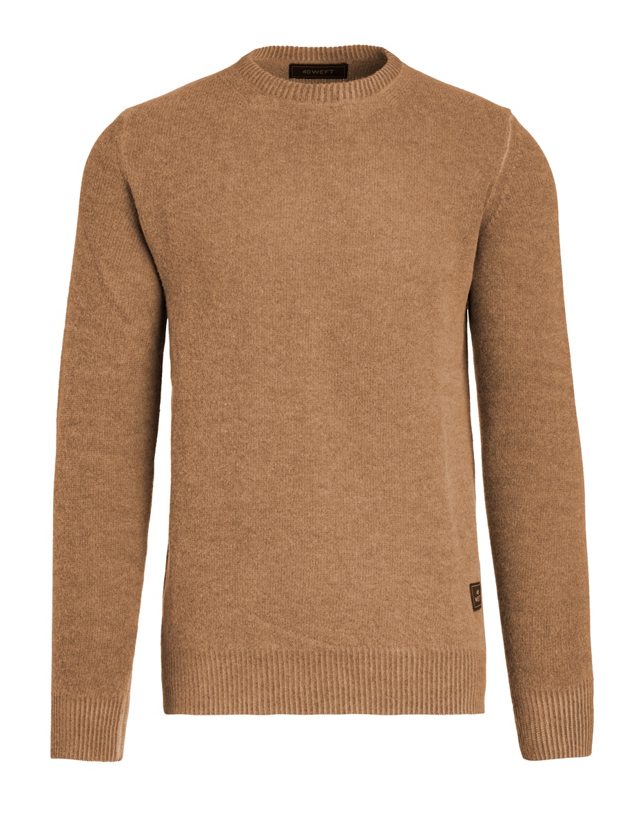 40weft Maglione da Uomo Girocollo Tiki_2529