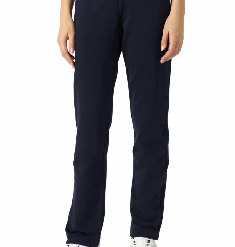 Champion Pantalone Sportivo con Fondo Dritto, Interno Felpato Icons da Donna - 118093