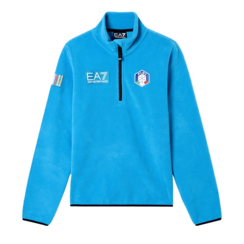 EA7 EMPORIO ARMANI Pile tecnico da sci Collezione FISI 25/26 in Polar Fleece - 7M001207