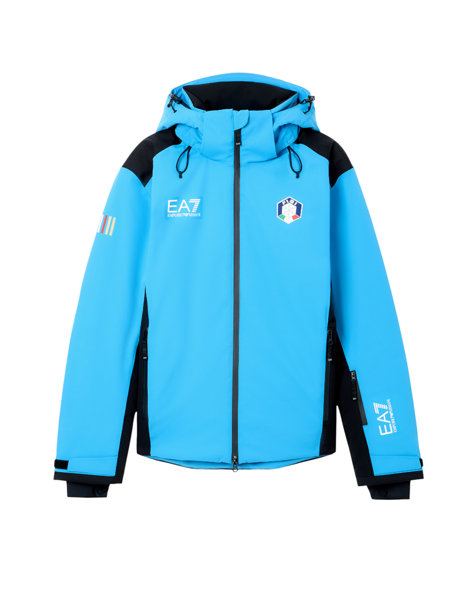 EA7 EMPORIO ARMANI Giacca da sci Collezione FISI 25/26 in tessuto tecnico PROTECTUM7 ed imbottitura in STRATUM7 - 7M001243