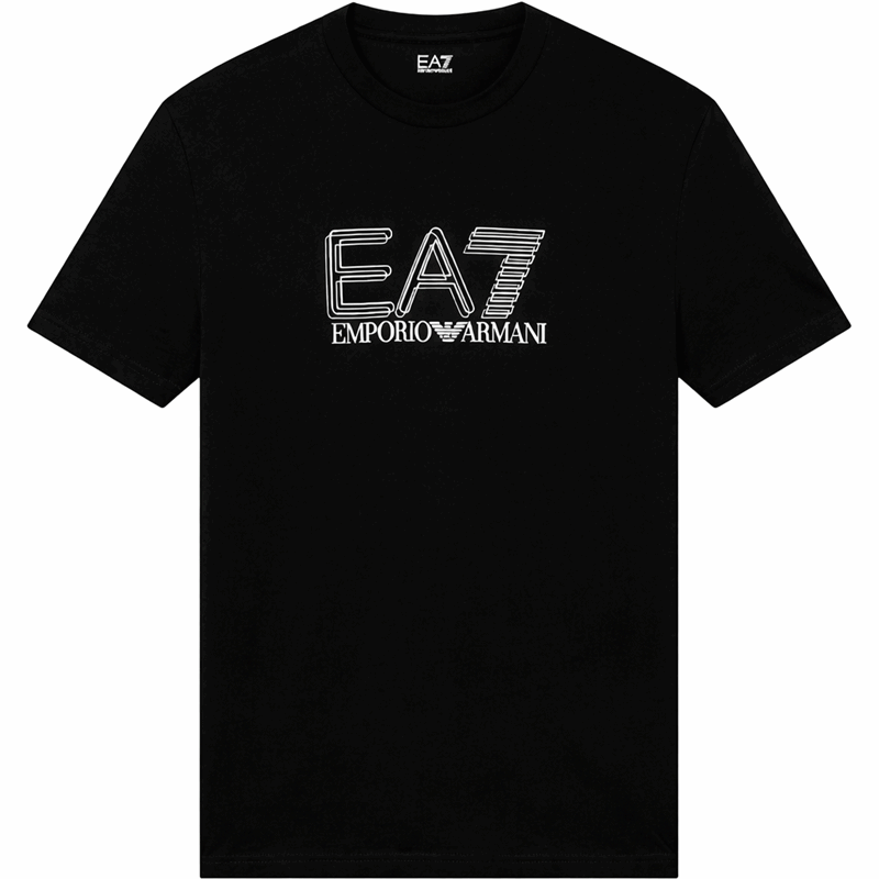 EA7 EMPORIO ARMANI T-Shirt da Uomo in Cotone, Linea Visibility - 7M001307