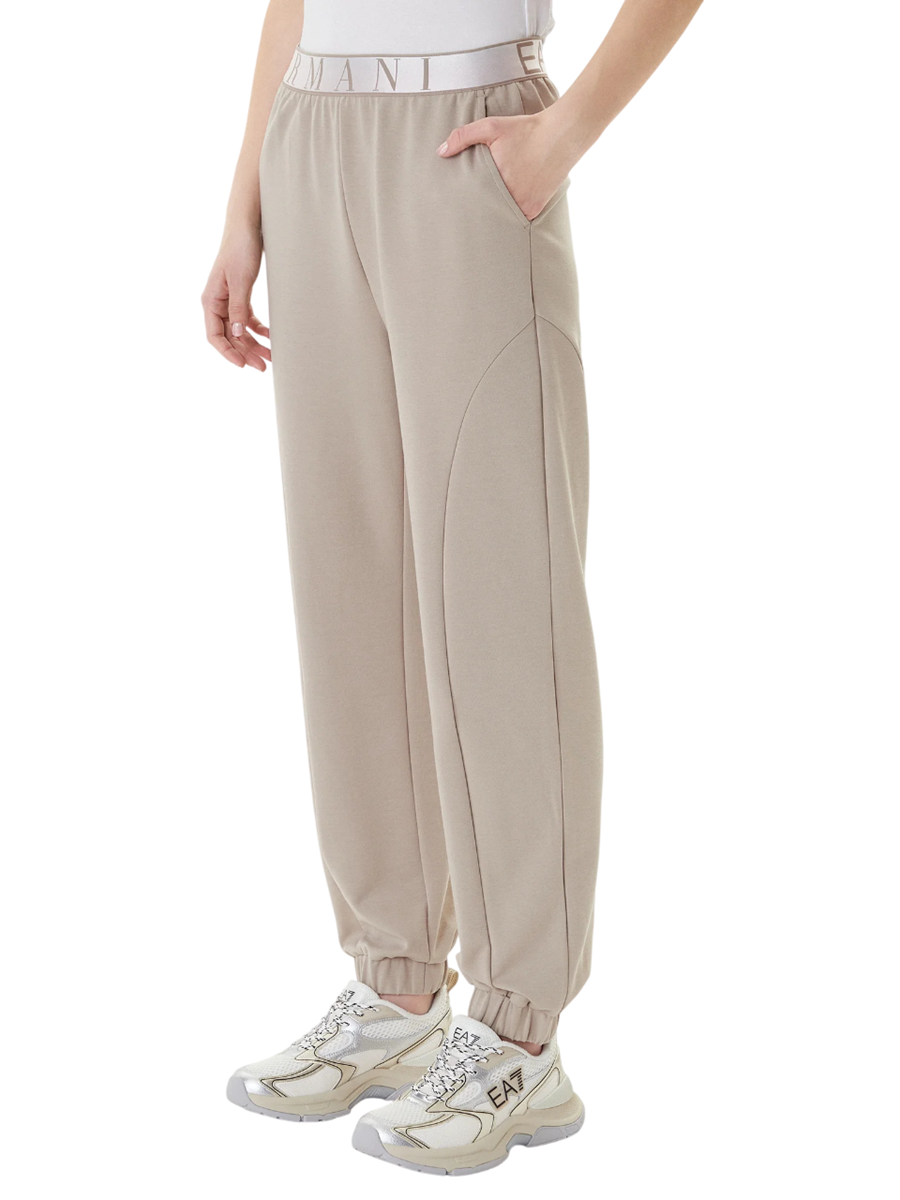 EA7 EMPORIO ARMANI Pantalone Donna da Jogging ASV Dynamic Athlete in Tessuto Tecnico Natural VENTUS7 - 7W001154