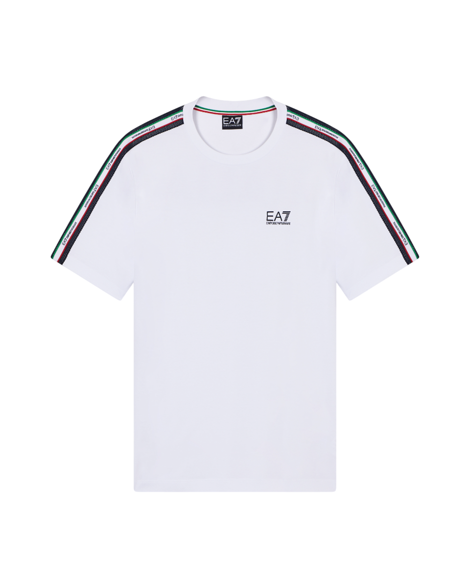 EA7 EMPORIO ARMANI T-Shirt Girocollo da Uomo in Jersey di Cotone Italian Spirit – 7M001861