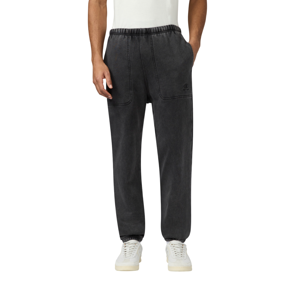 Champion Pantalone con Vita Elasticizzata Effetto Slavato da Uomo - 222047