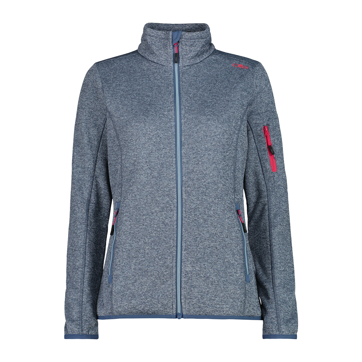 CMP Felpa da Trekking Donna Knit-tech con Interno in Mesh – 30H5866 / 01LV