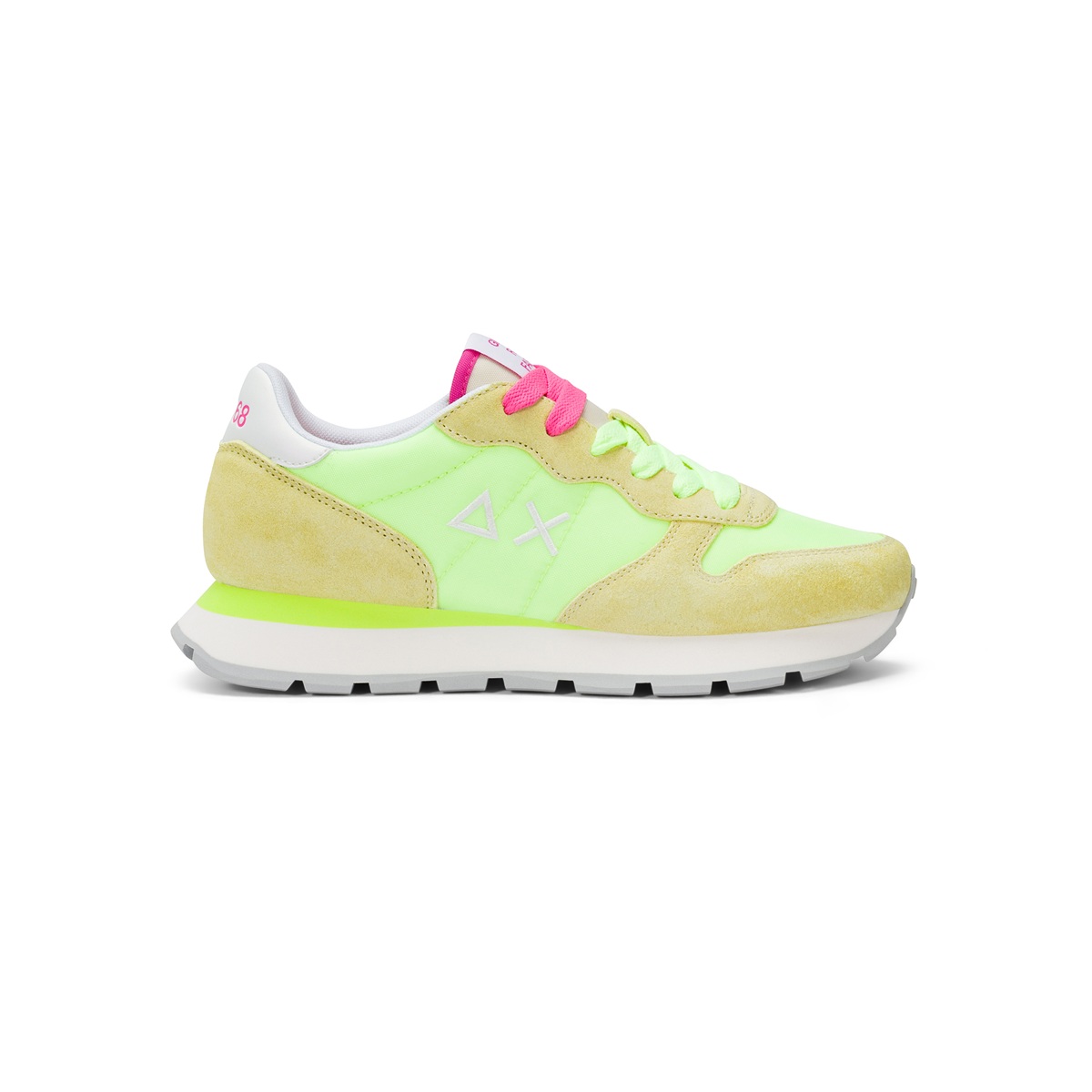 SUN68 Ally Solid Giallo Fluo – Sneaker Casual da Donna – Z36201