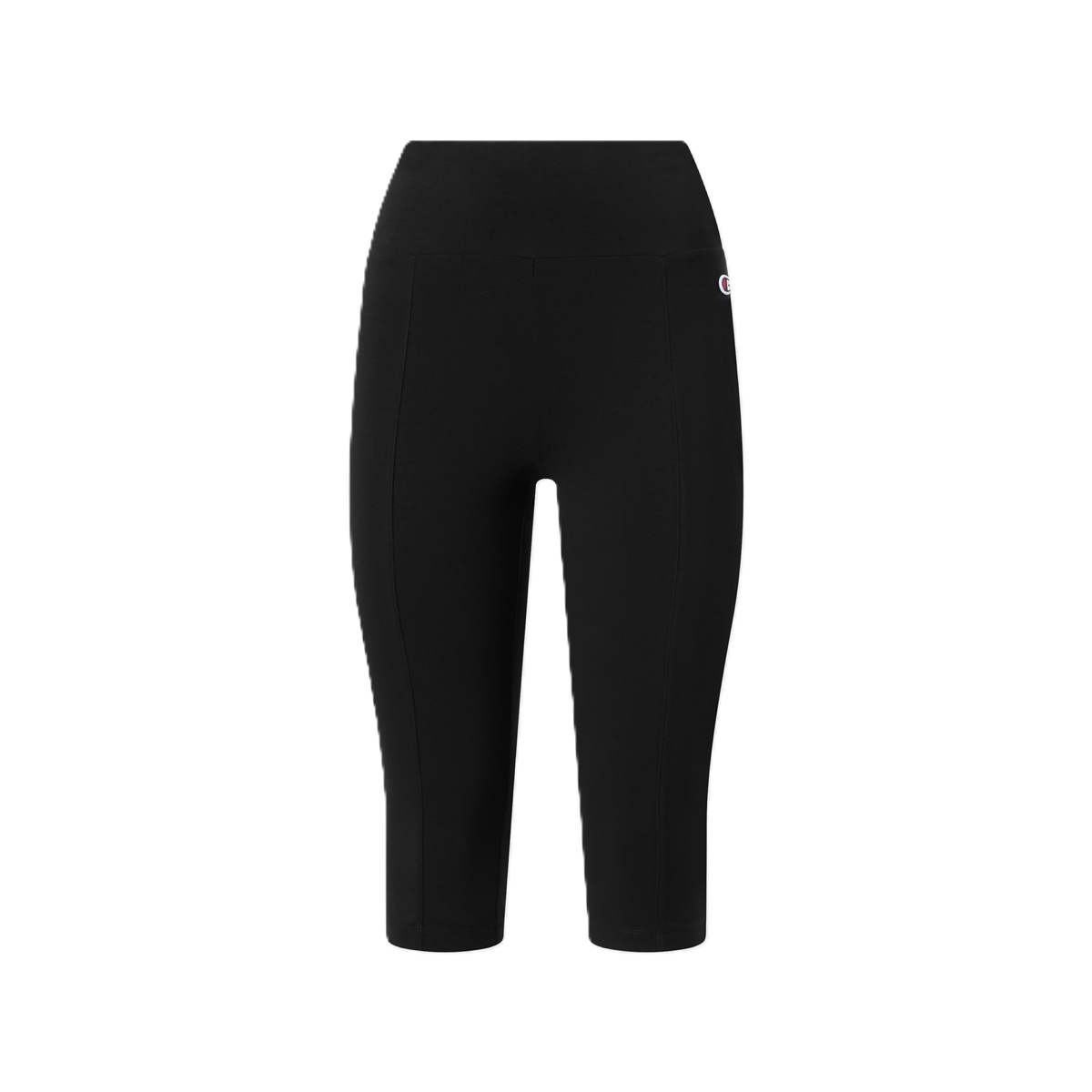 Champion Leggings 3/4 in Cotone Elasticizzato da Donna, Icons - 118693 / Nero
