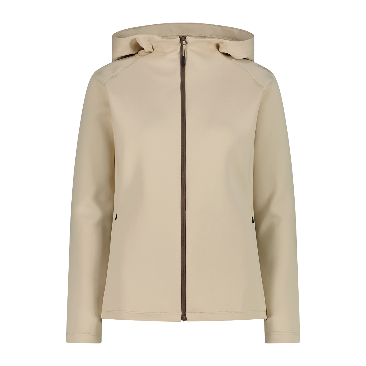 CMP Felpa Donna con Tessuto Tecnico Full Zip con Cappuccio in 4 way stretch – 32C8386 / P322