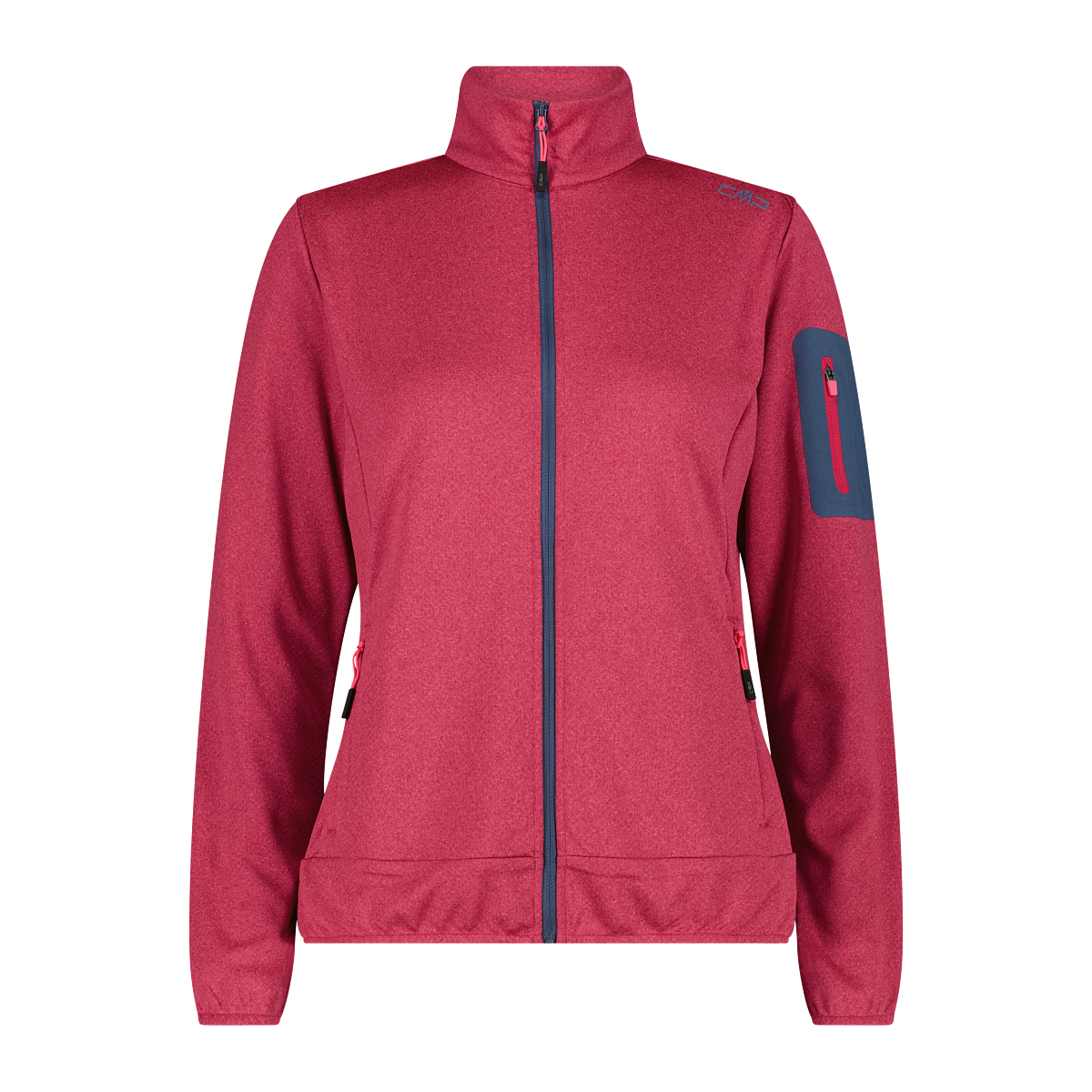 CMP Felpa Leggera da Escursionismo in Jacquard Double-Knit a Doppia Maglia da Donna - 36L6396 / B807