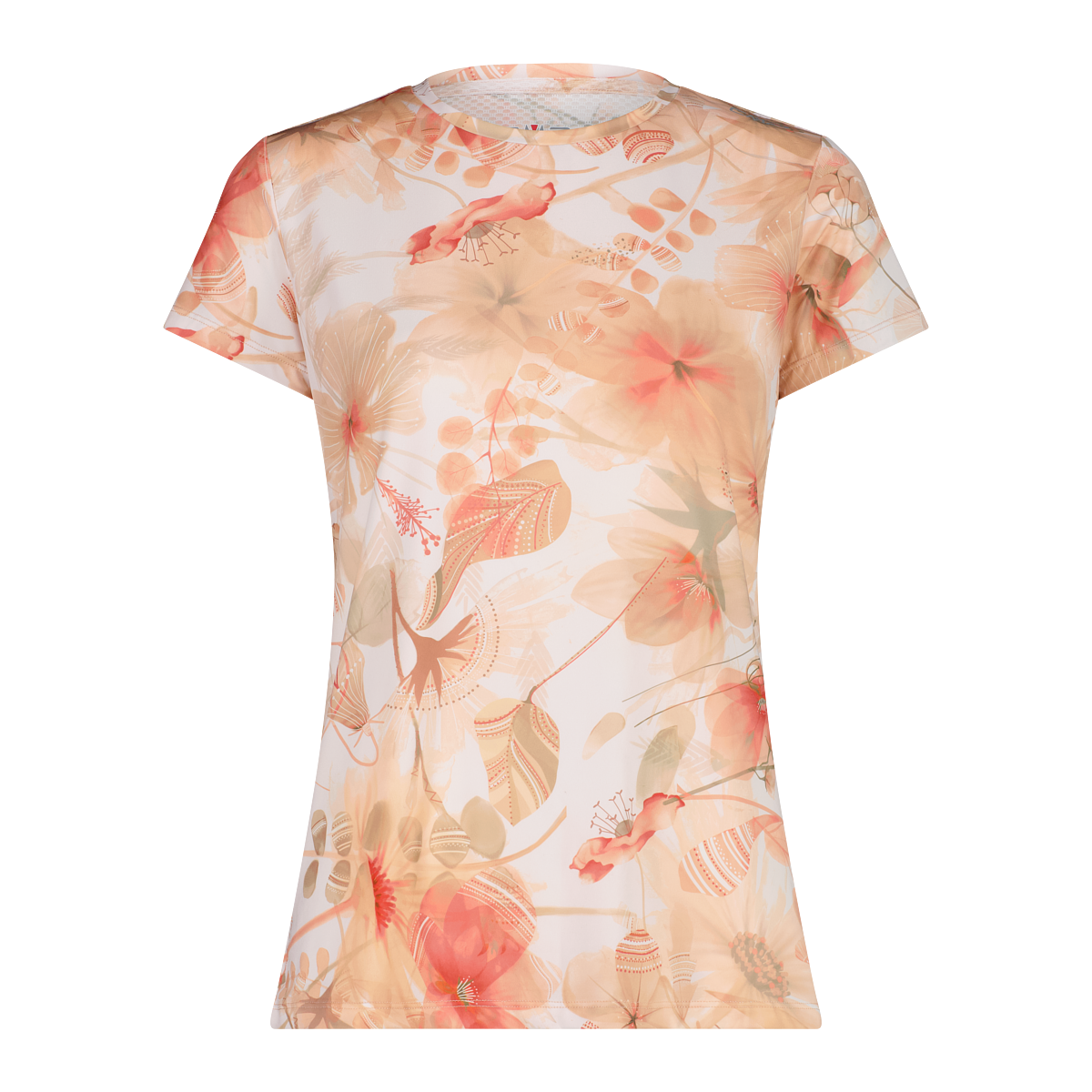 CMP T-shirt Trapirante da donna in jersey stampata - 36N5186 / 02ZV