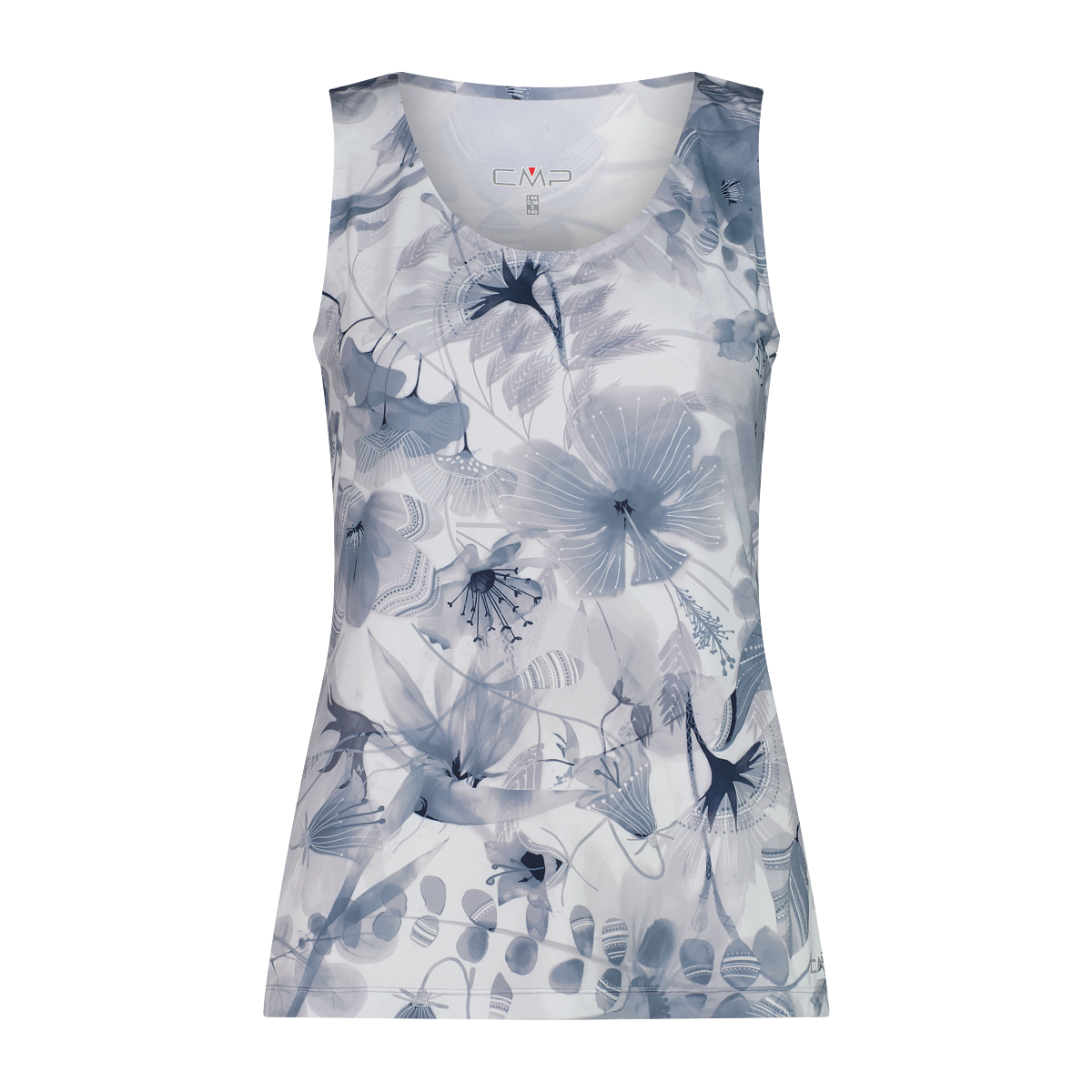 CMP Canotta tecnica con fantasia in Cool Menthol Boost da Donna - 36N5196 / 00ZV