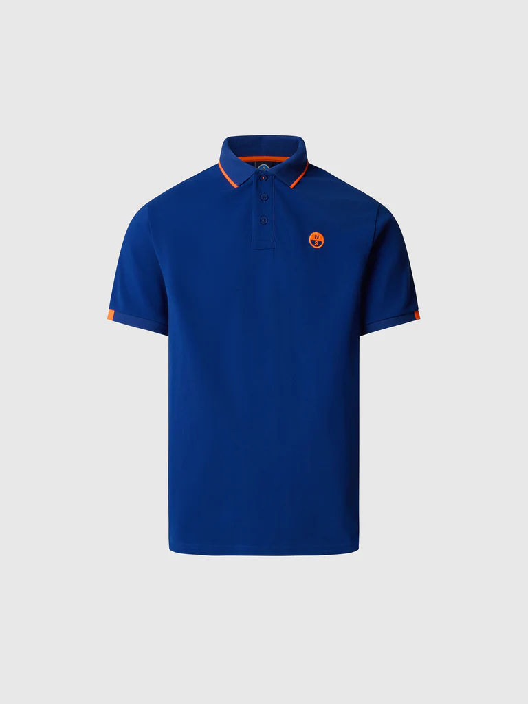 NORTH SAILS Polo Uomo con dettagli fluo 692668