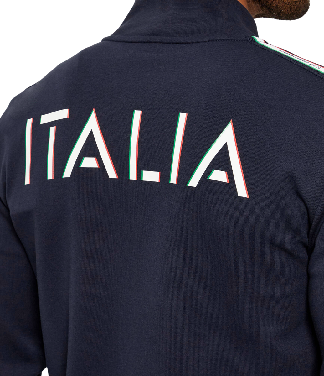 EA7 EMPORIO ARMANI Tuta Italian Spirit Estiva in Cotone Garzato da Uomo - 7M001867 - immagine 8
