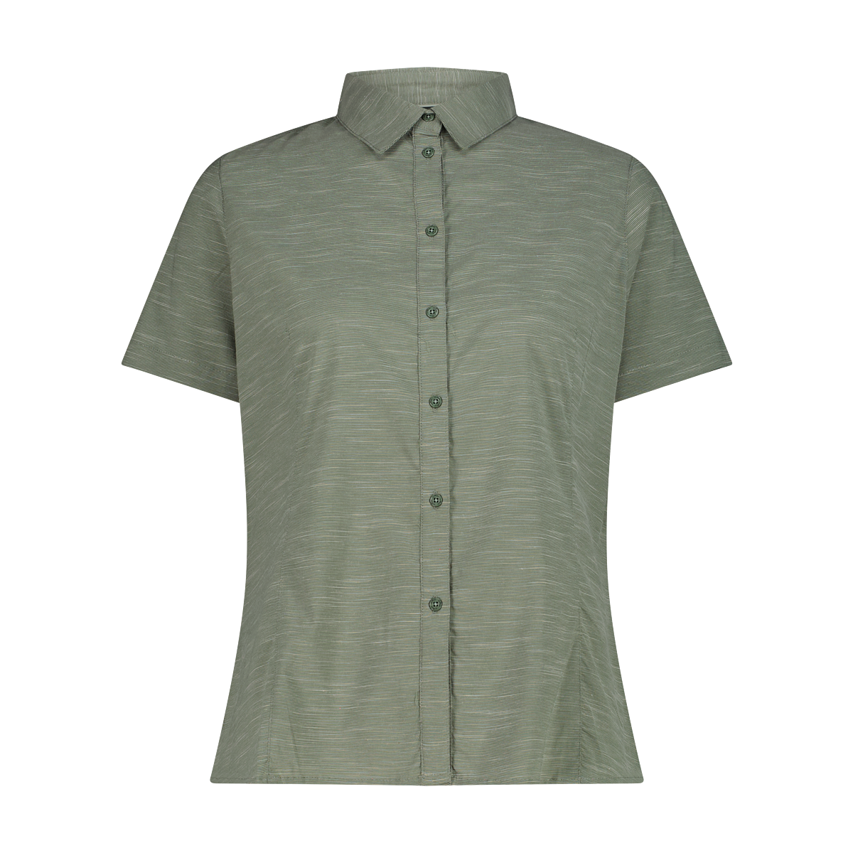 CMP Camicia elasticizzata da Trekking a Maniche Corte in Misto Cotone da donna - 36S5906 / F845