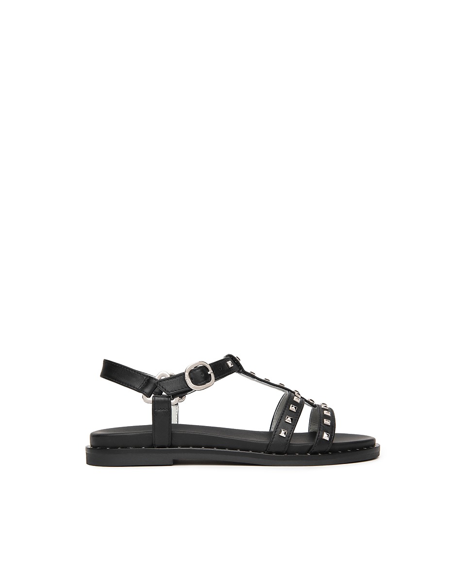 Nero Giardini E615921D - Sandalo Donna in Pelle con Borchie