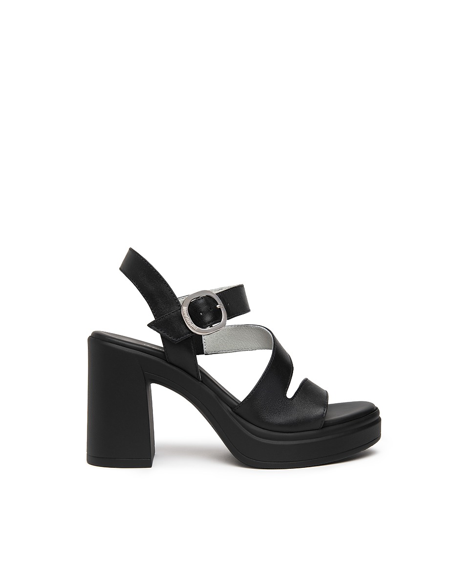 Nero Giardini E616080D - Sandalo Donna in Pelle con Tacco